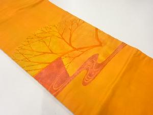 木立模様織出し名古屋帯